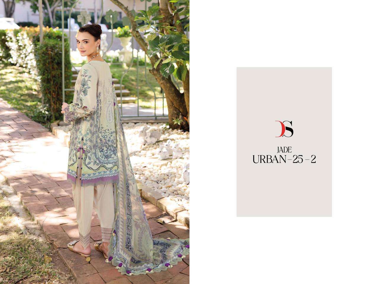 Deepsy suits jade urban lawn 25-2 Pakistani embroidered suits in Kolkata