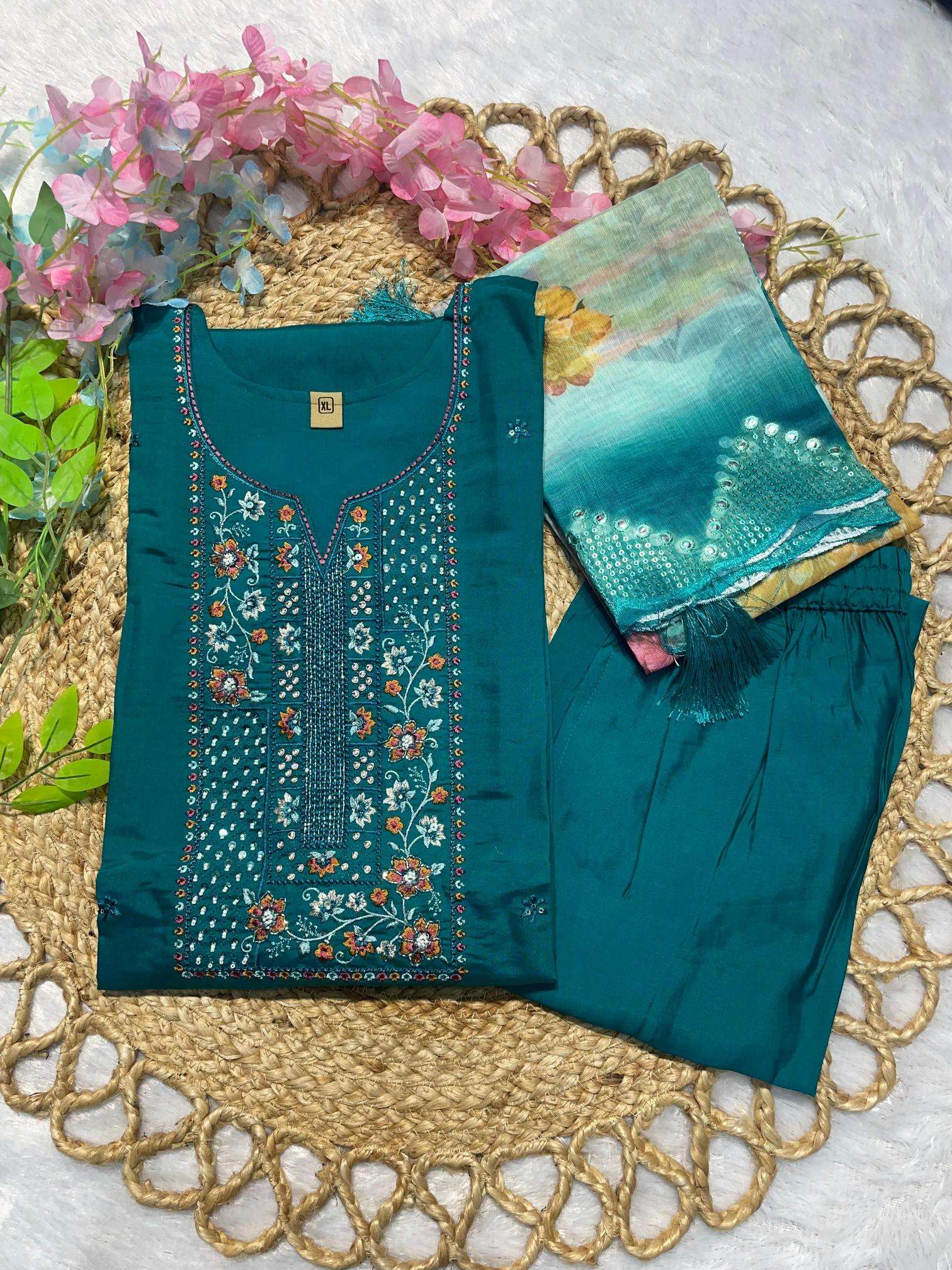 Diva 108 roman silk Designer Kurti Wholesalers