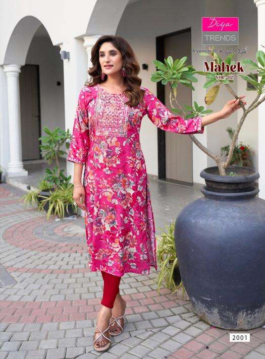 Diya trends mahek vol.2 Designer kurtis in Mumbai