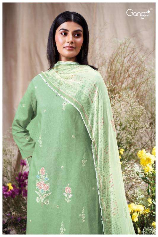 Ganga aiveen 3545 Wholesale dress materials in Mumbai