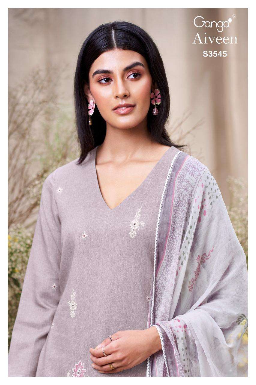 Ganga aiveen 3545 Wholesale dress materials in Mumbai