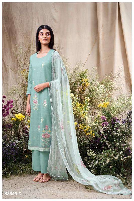 Ganga aiveen 3545 Wholesale dress materials in Mumbai