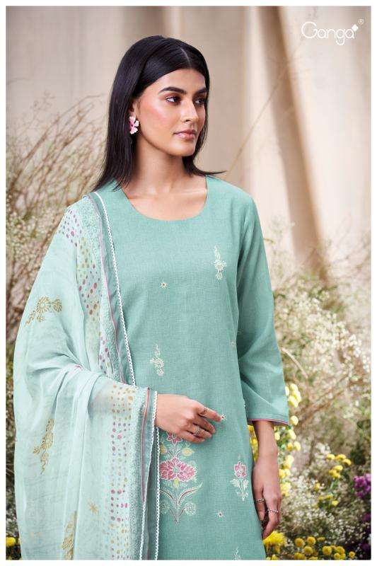 Ganga aiveen 3545 Wholesale dress materials in Mumbai