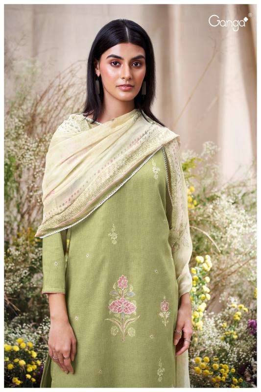 Ganga aiveen 3545 Wholesale dress materials in Mumbai