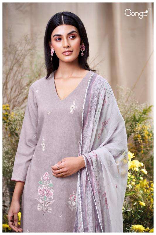 Ganga aiveen 3545 Wholesale dress materials in Mumbai