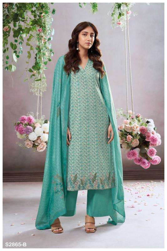 Ganga alumita 2865 Fancy dress materials wholesale in Bangalore