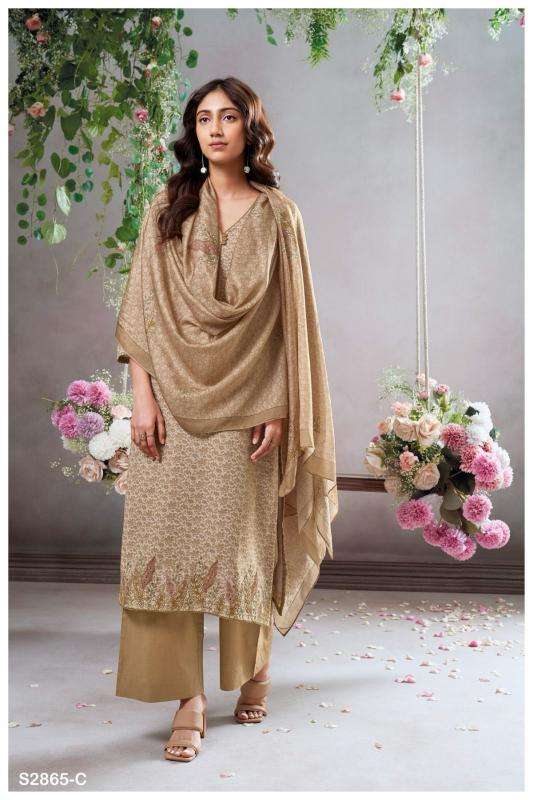 Ganga alumita 2865 Fancy dress materials wholesale in Bangalore