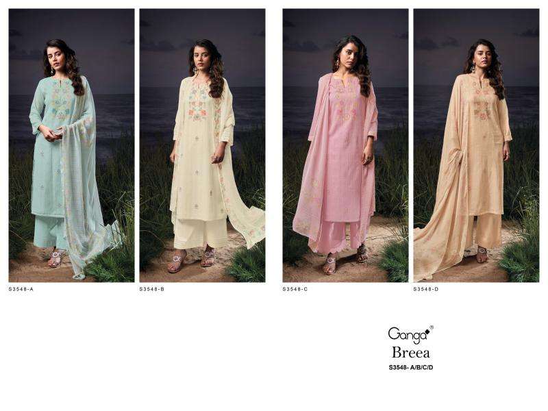 Ganga breea 3548 Kolkata dress material online shopping