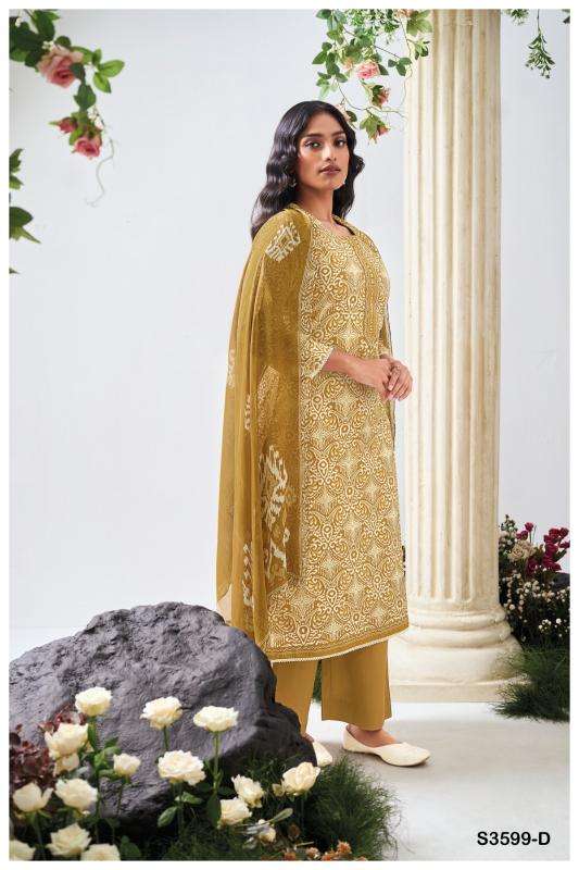Ganga christa 3599 Dress material wholesalers in Vadodara