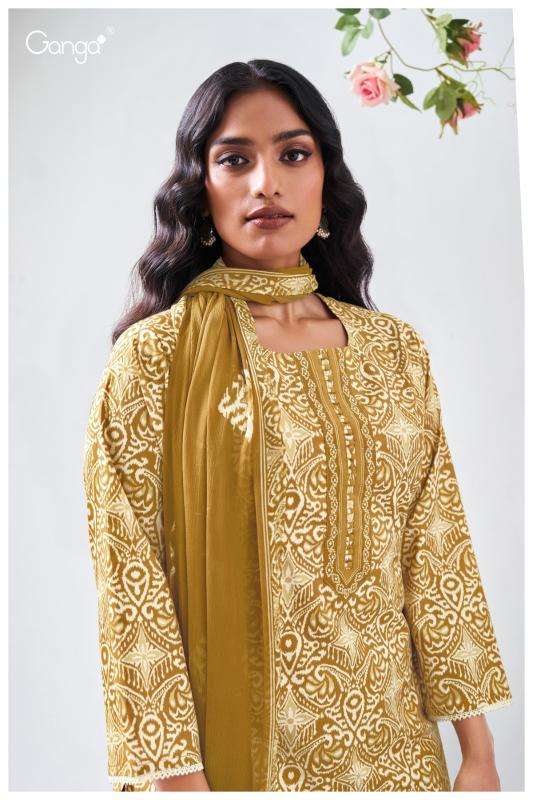 Ganga christa 3599 Dress material wholesalers in Vadodara