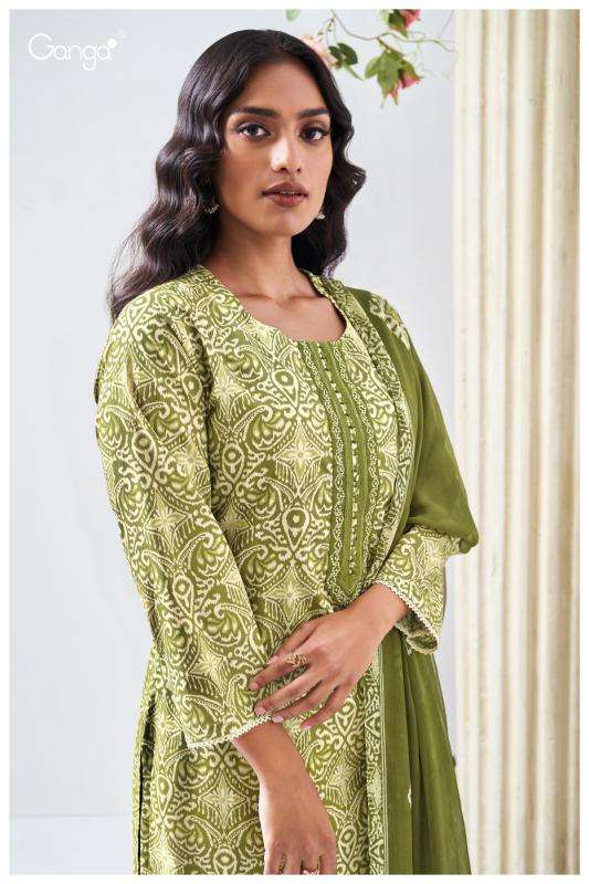 Ganga christa 3599 Dress material wholesalers in Vadodara