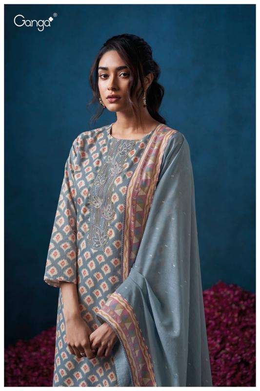 Ganga devin 3497 Dress materials manufacturers in Ahmedabad