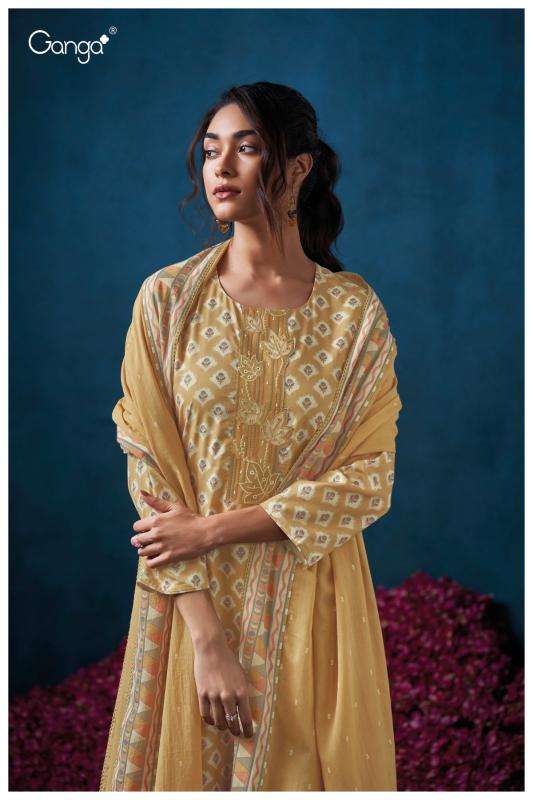 Ganga devin 3497 Dress materials manufacturers in Ahmedabad