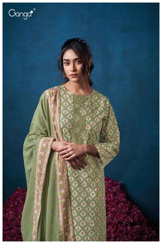 Ganga devin 3497 Dress materials manufacturers in Ahmedabad