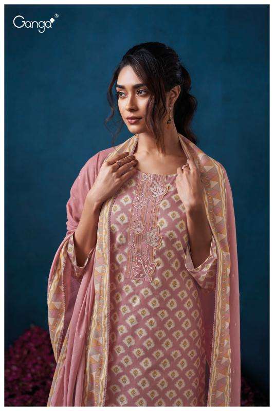 Ganga devin 3497 Dress materials manufacturers in Ahmedabad