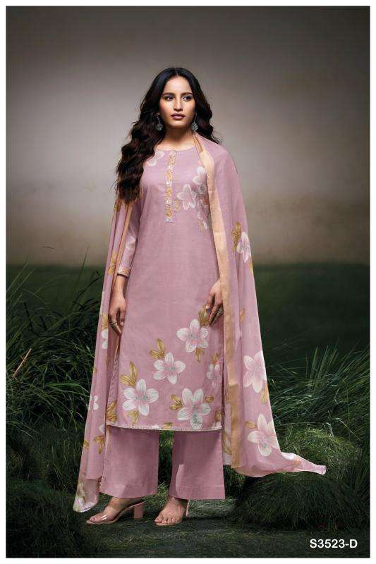 Ganga faryat 3523 Lawn suits wholesale dealer in Bangalore