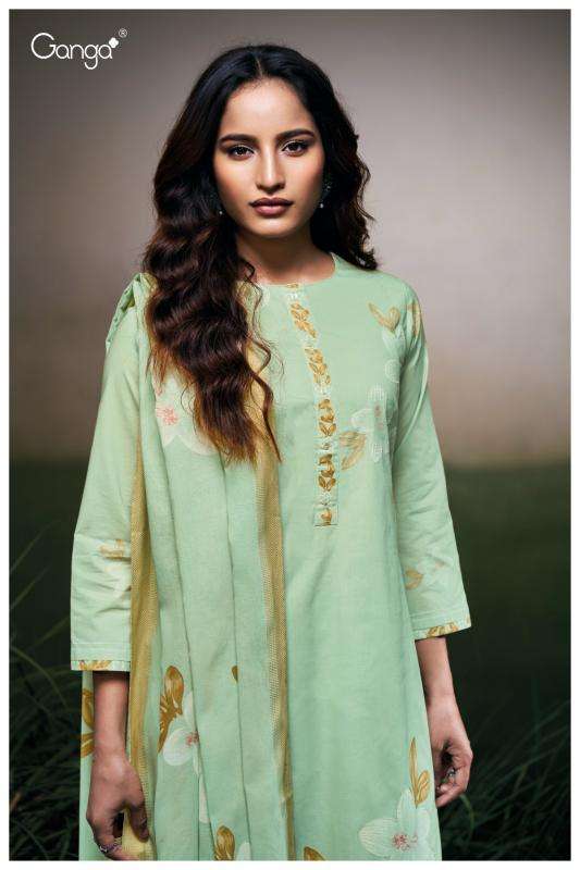 Ganga faryat 3523 Lawn suits wholesale dealer in Bangalore