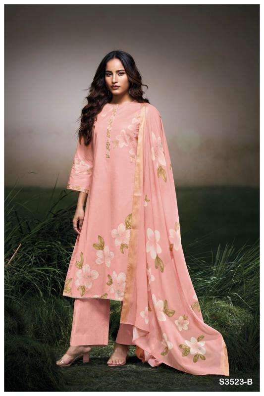 Ganga faryat 3523 Lawn suits wholesale dealer in Bangalore