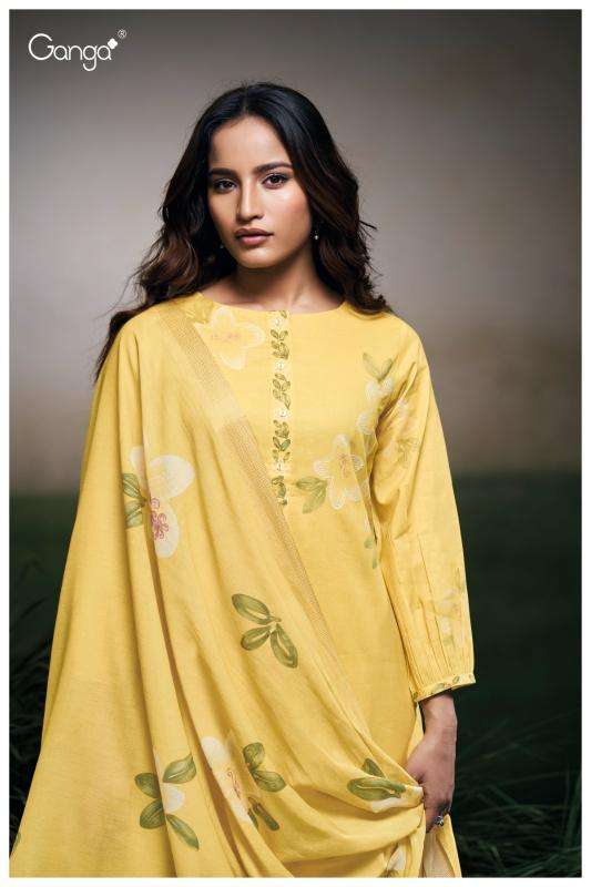 Ganga faryat 3523 Lawn suits wholesale dealer in Bangalore
