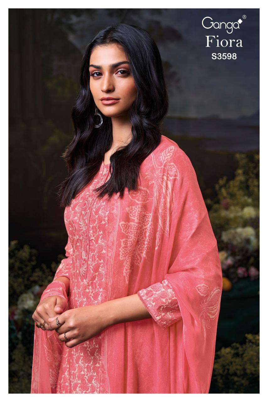 Ganga fiora 3598 Dress materials wholesale market