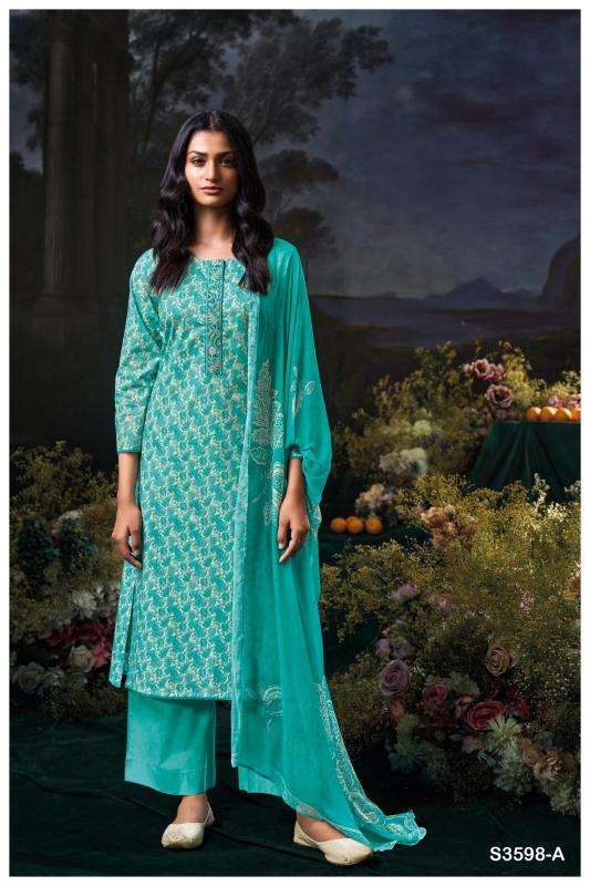 Ganga fiora 3598 Dress materials wholesale market