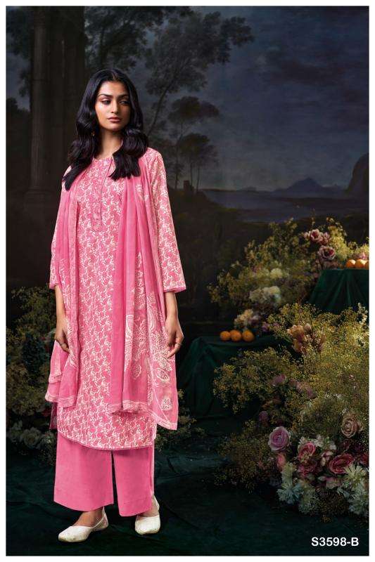 Ganga fiora 3598 Dress materials wholesale market