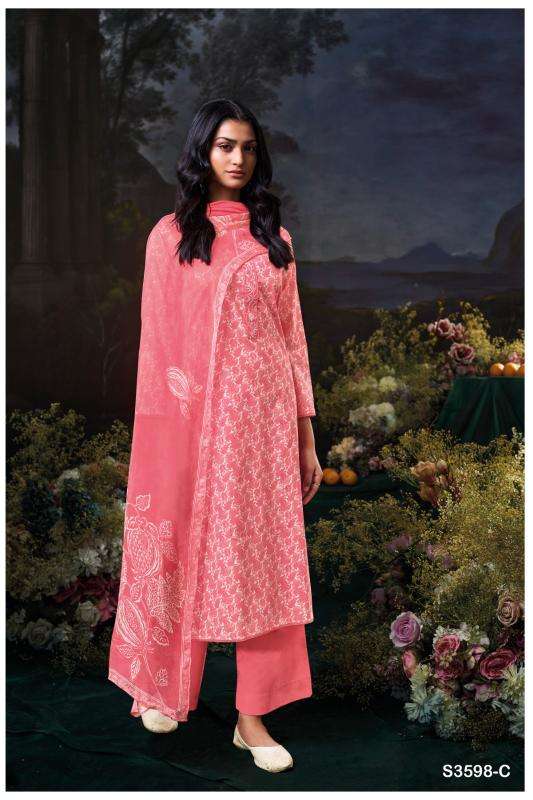 Ganga fiora 3598 Dress materials wholesale market