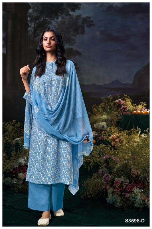Ganga fiora 3598 Dress materials wholesale market