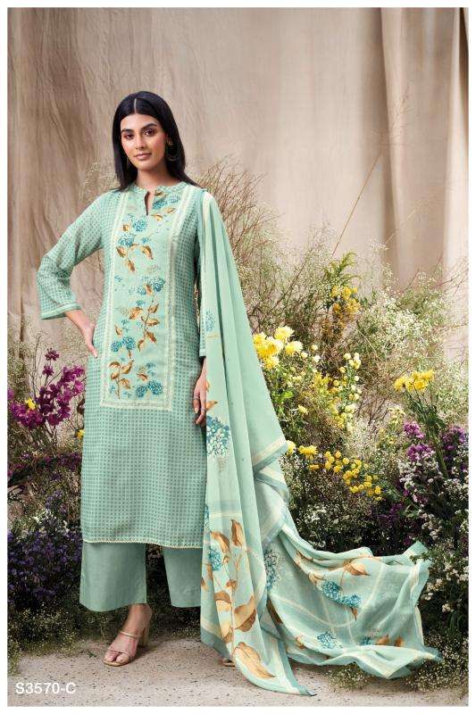Ganga francis 3570 Dress materials wholesale market Mumbai