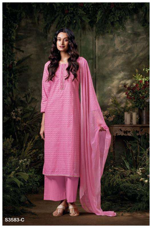 Ganga frinisa 3583 Dress material online shopping in Delhi