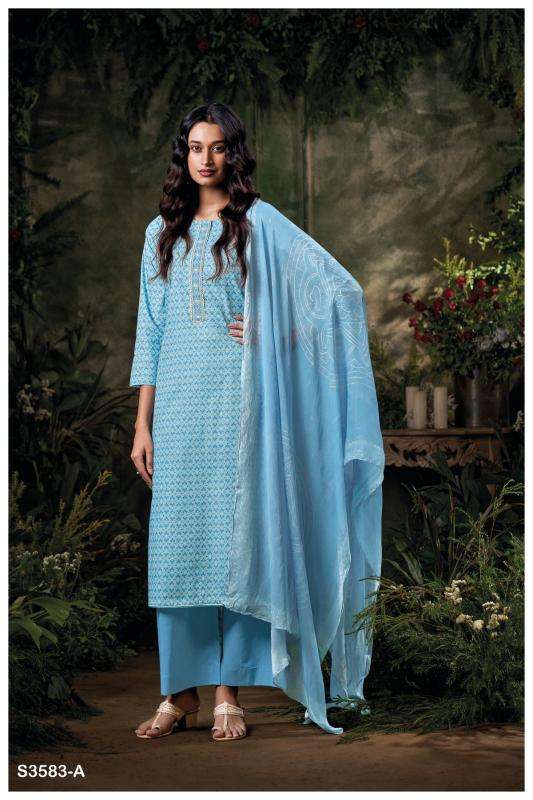 Ganga frinisa 3583 Dress material online shopping in Delhi