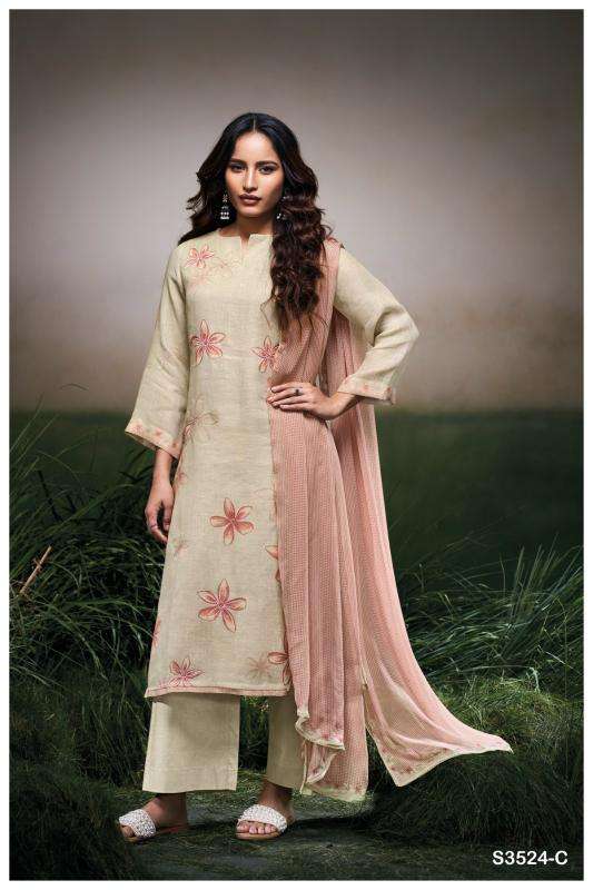 Ganga gracelyn 3524 Ladies dress materials wholesale suppliers