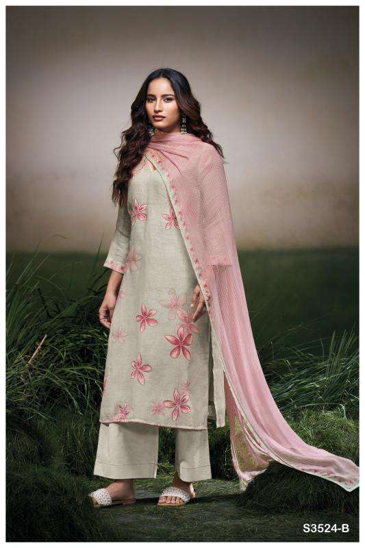 Ganga gracelyn 3524 Ladies dress materials wholesale suppliers