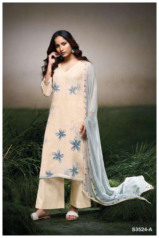 Ganga gracelyn 3524 Ladies dress materials wholesale suppliers