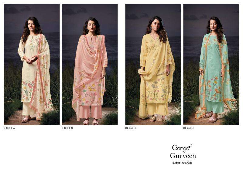 Ganga gurveen 3558 Salwar Kameez Manufacturers