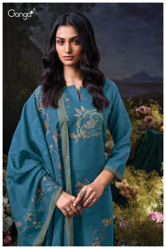 Ganga idhika 3611 Ladies dress material stores in Hyderabad 