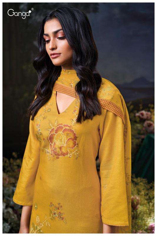 Ganga idhika 3611 Ladies dress material stores in Hyderabad 