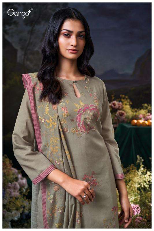 Ganga idhika 3611 Ladies dress material stores in Hyderabad 