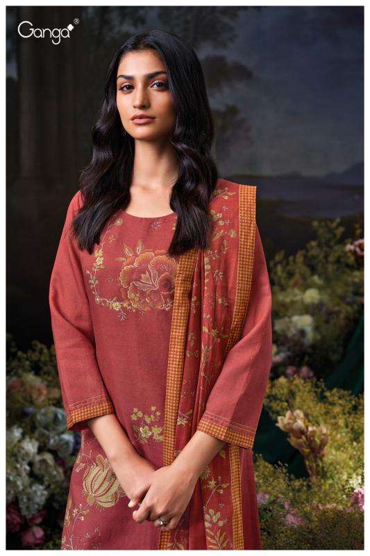 Ganga idhika 3611 Ladies dress material stores in Hyderabad 