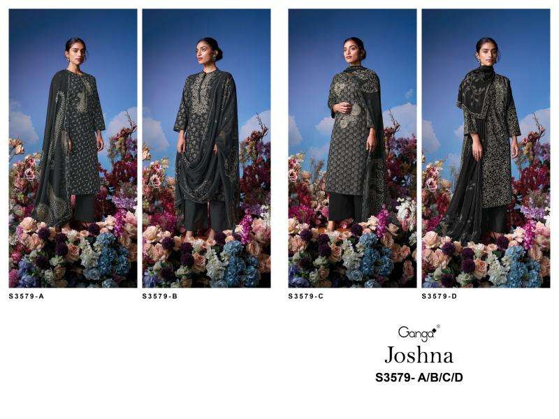 Ganga joshna 3579 Designer dress materials in Delhi