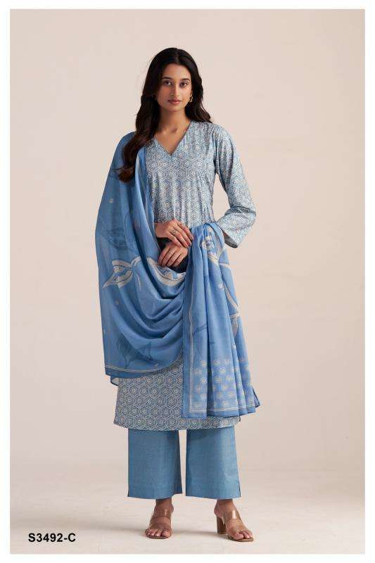 Ganga lennon 3492 Bulk wholesale dress materials in India