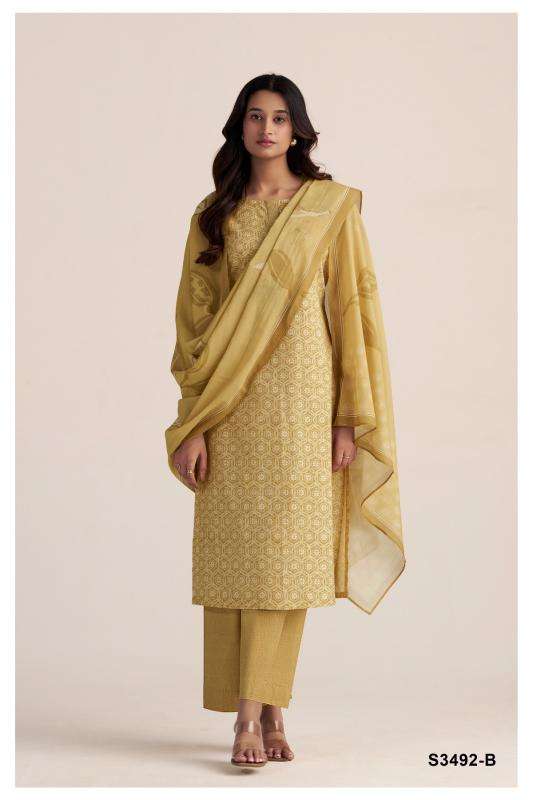 Ganga lennon 3492 Bulk wholesale dress materials in India
