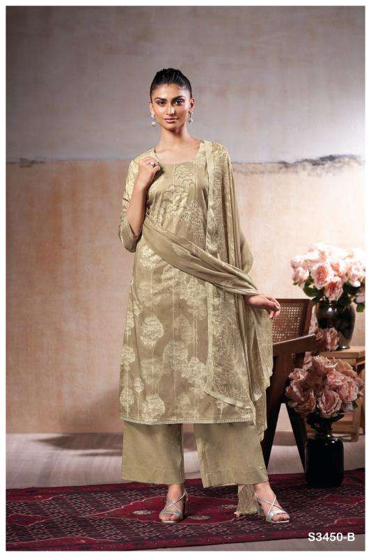 Ganga linzy 3450 Dress material manufacturers in Bangalore