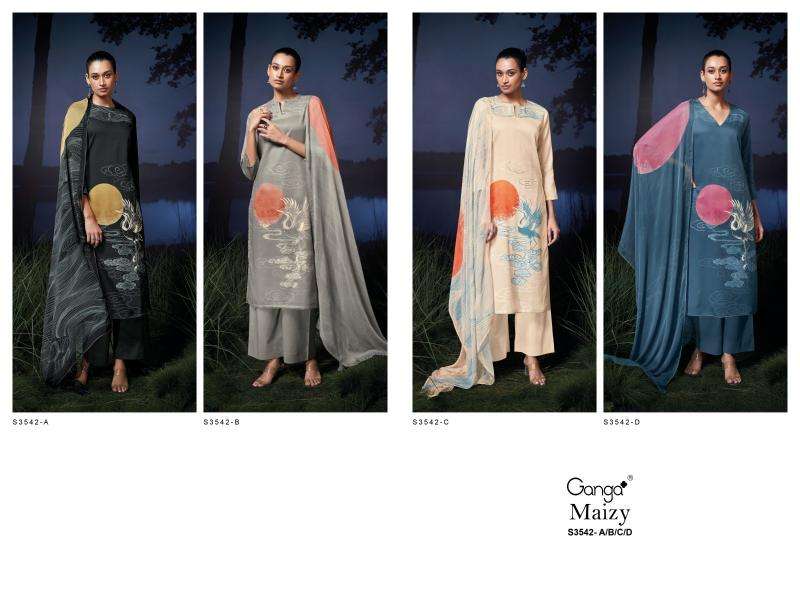 Ganga maizy 3542 Indian wholesale salwar kameez supplier