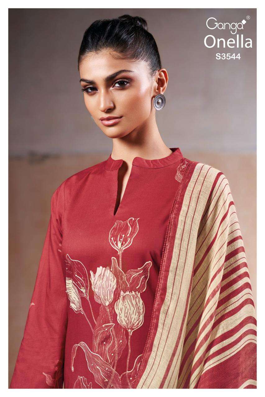 Ganga onella 3544 Cheap dress materials in Mumbai