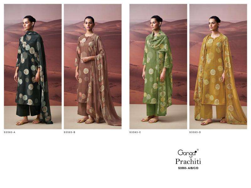 Ganga prachiti 3593 salwar kameez manufacturers in delhi