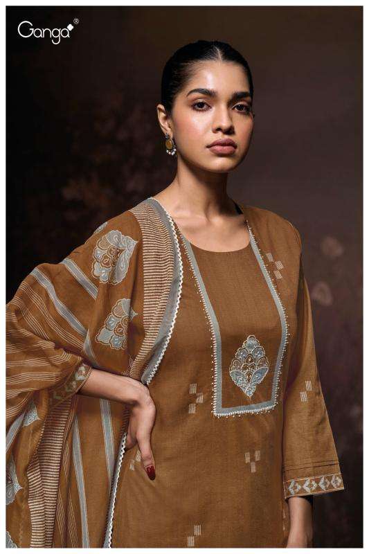 Ganga samantha 3637 Wholesale designer dress materials in Vadodara