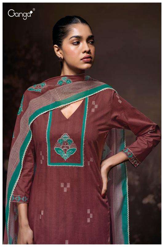 Ganga samantha 3637 Wholesale designer dress materials in Vadodara