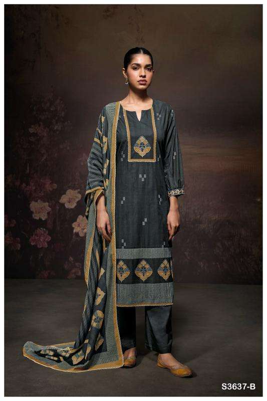 Ganga samantha 3637 Wholesale designer dress materials in Vadodara
