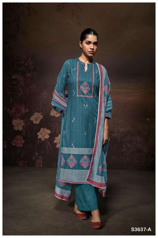 Ganga samantha 3637 Wholesale designer dress materials in Vadodara